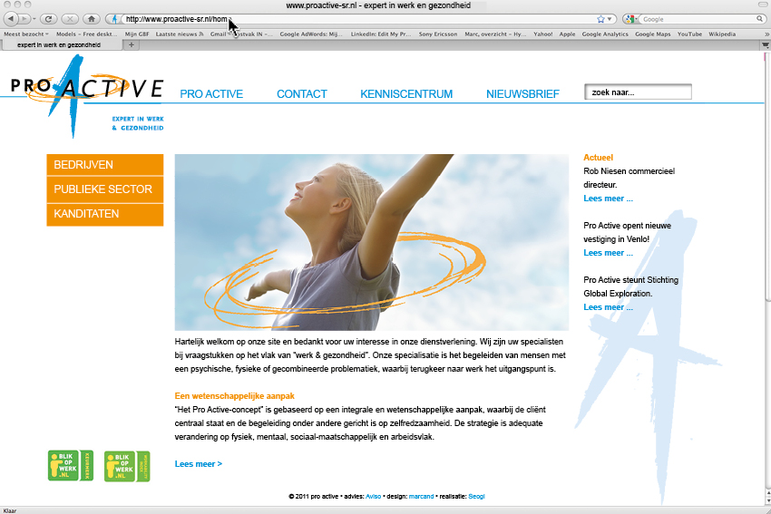 Proactief website