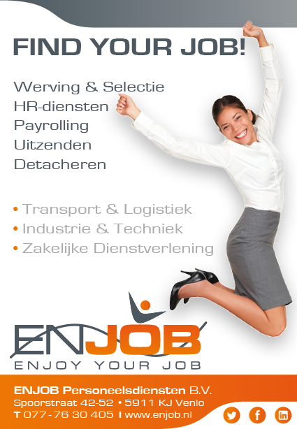 Enjob Advertentie 108x156mm