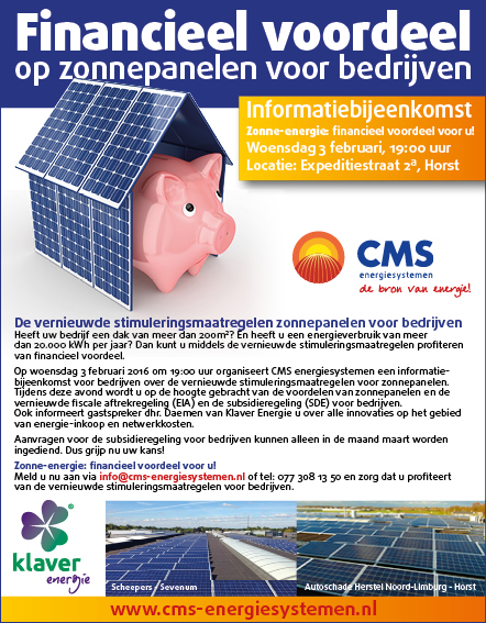 CMS advertentie hallohorst