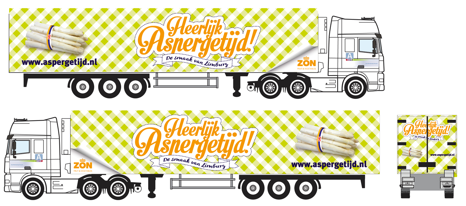 ZON Aspergetijd vrachtwagen2016