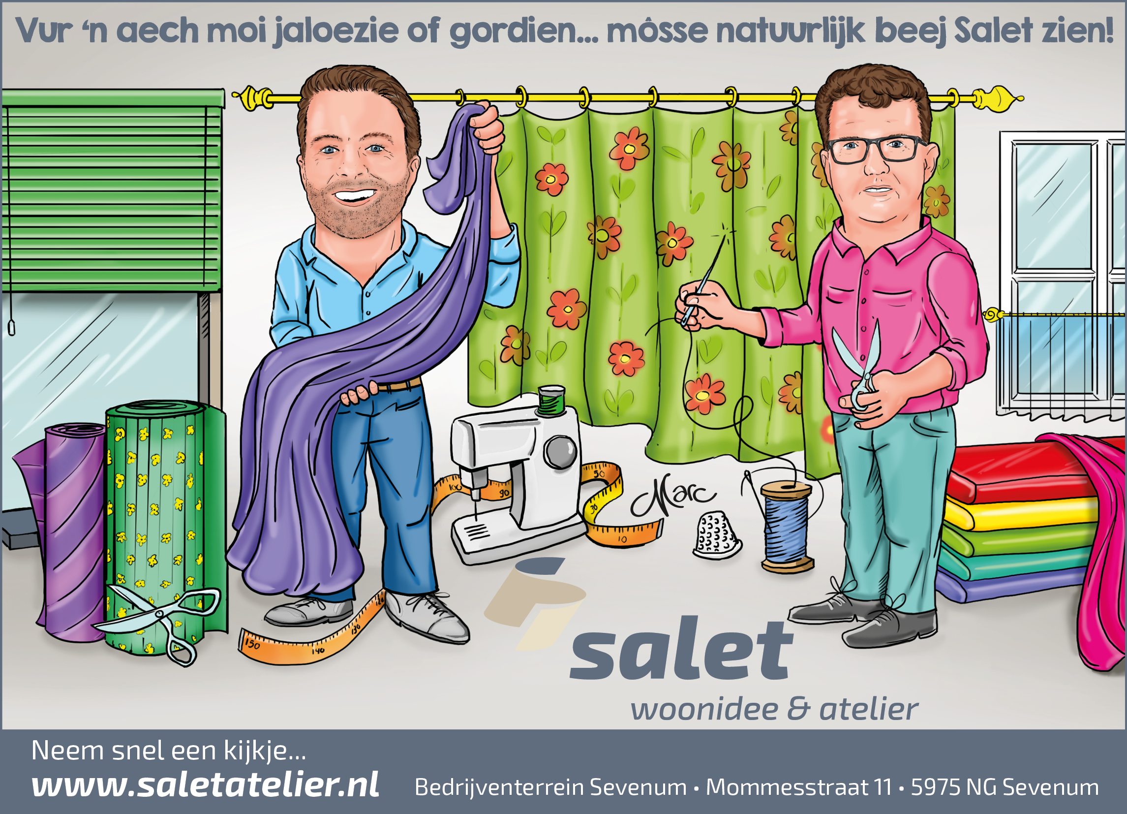 Salet adv b194xh140mm fc
